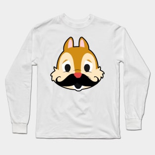 Dale with Mustache Long Sleeve T-Shirt